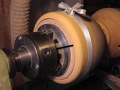 Aufspannung im Detail