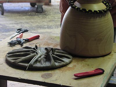 vorbereitet zum Aufziehen