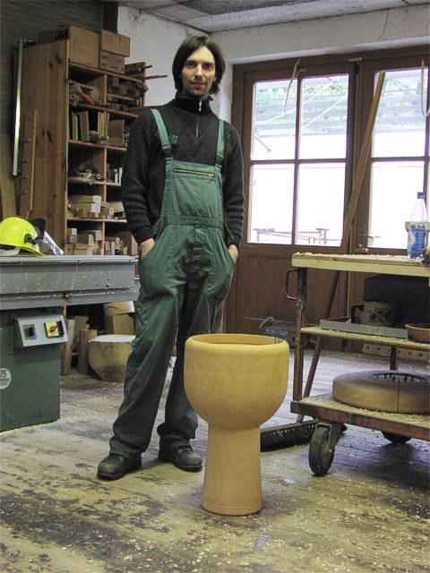 Djemb fertig gedrechselt