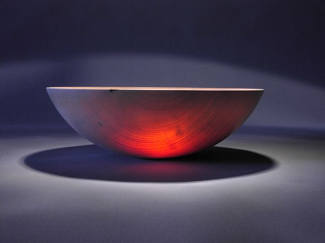 Ahornschale durchscheinend