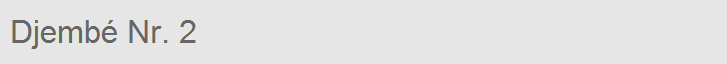 Djemb Nr. 2